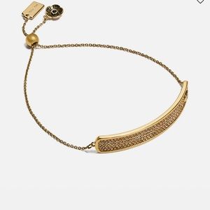 Coach Pave Slider Bracelet,nwt.